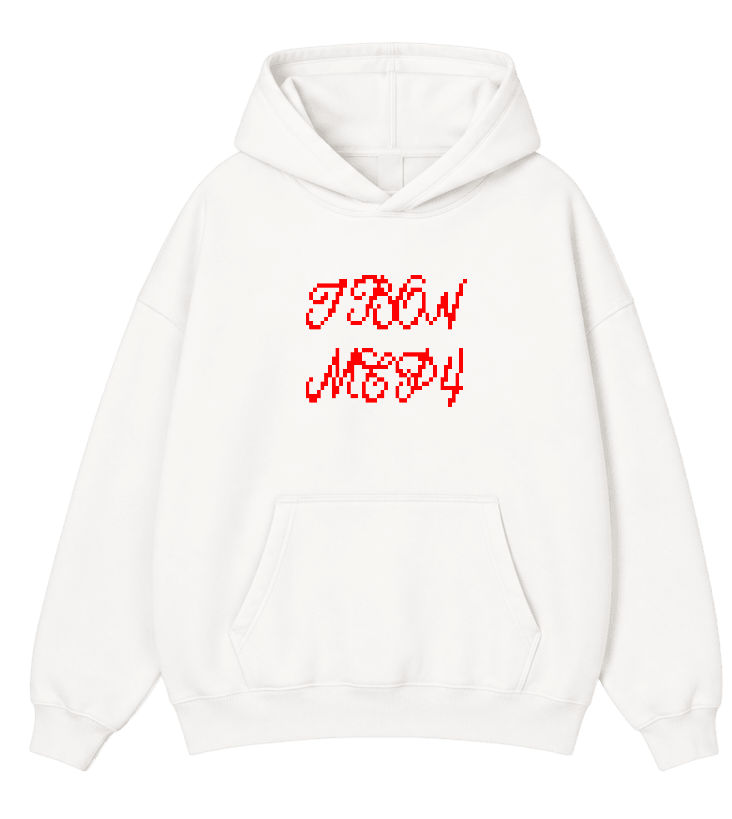 Худи TOP THE ITEM FLOWER, Молочный, Лицо