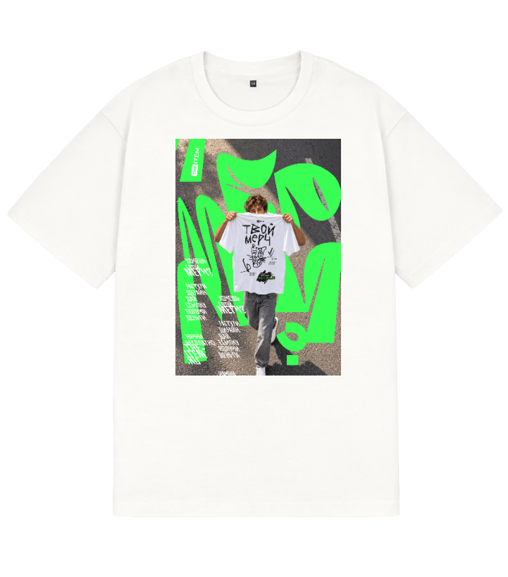 Футболка TOP THE ITEM GREEN - Лицо